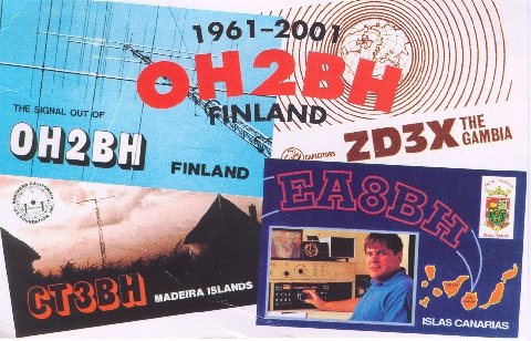 Martin OH2BH QSL-kortti 1961 - 2001
